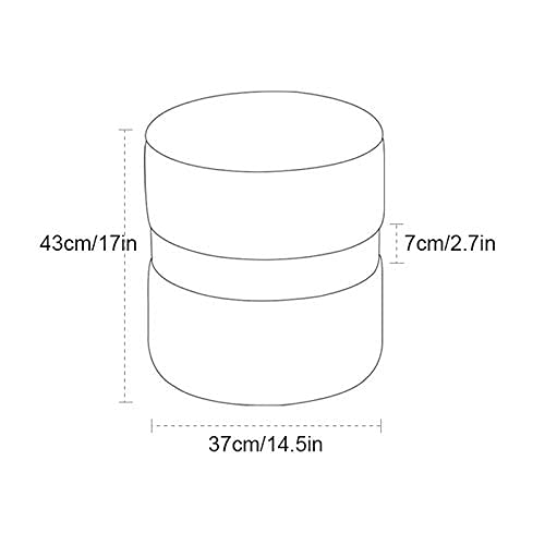 Ottomane mit Stauraum, Ankleidehocker, Schuhwechselhocker, Fußstütze, kleine Ottomane mit Schaumstoffpolsterung, dekorative Möbel, für Wohnzimmer, Schlafzimmer, Grün