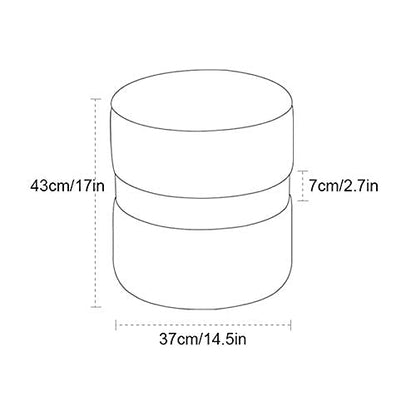 Ottomane mit Stauraum, Ankleidehocker, Schuhwechselhocker, Fußstütze, kleine Ottomane mit Schaumstoffpolsterung, dekorative Möbel, für Wohnzimmer, Schlafzimmer, Grün