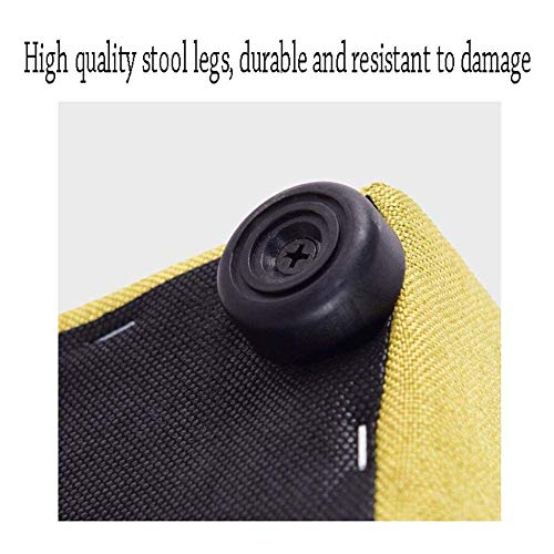 XUELOMZ Esszimmerstuhl mit Stauraum, Ottomane, gepolstert, Würfel-Fußstütze, Hocker, Fußhocker mit Stauraum, Wechselschuhe, Hocker für Flur und Wohnzimmer, Orange, Blau, Klein