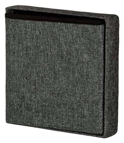 JFNHUTL Ottomane Fußstütze Klappbarer Stauraum Ottomane, Würfel Fußstütze Hocker Sitz, Faltbarer Kurzer Hocker Aus Leinenstoff