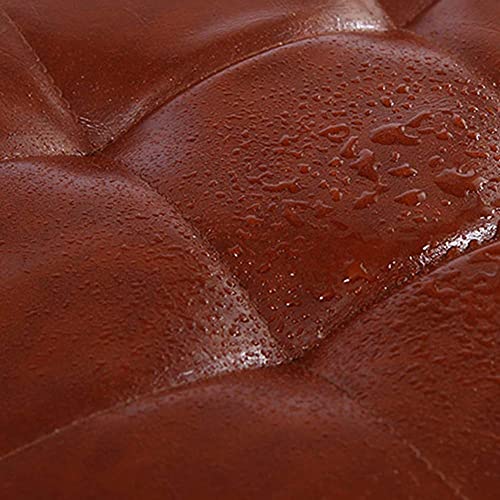 Generisch Sofa-Fußhocker mit Stauraum, Ottomane, Würfel-Fußstütze, Hocker, quadratische Schuhbank mit Klappdeckel, PU, leicht zu reinigen, 5 Farben, 2 Größen (Farbe: Blau, Größe: 40 x 40 x 4