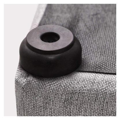 CCKUHN Ottoman-Fußstütze, Ottoman-Hocker-Sitz mit Stauraum, Würfel-Fußhocker-Aufbewahrung, Faltbare Aufbewahrungsbox, Spielzeugtruhe, klappbare Fußstütze (Hellviolett, Einheitsgröße) (hel